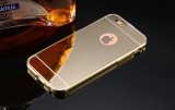 Husa Apple iPhone 5/5S/SE, MyStyle Elegance Luxury tip oglinda, Gold