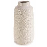 Vaza flori portelan bej &Oslash; 13 cm x 25 H