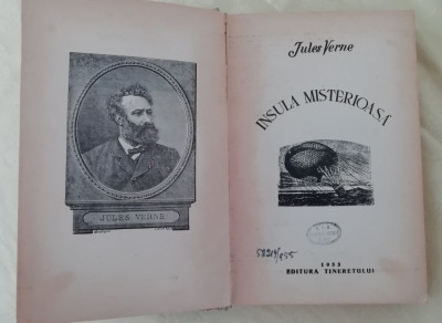 myh 542f - Jules Verne - Insula misterioasa - ed 1953 foto