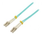 Patch cord fibră OM3 LC/UPC 2m LSZH, QOLTEC