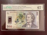 Romania 500 lei 2022 pick 123c grad 67 pmg