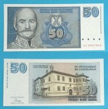 Iugoslavia 50 Novih Dinara 1996 &#039;Milo&scaron; cel Mare&#039; UNC serie: AA 0997904 p151