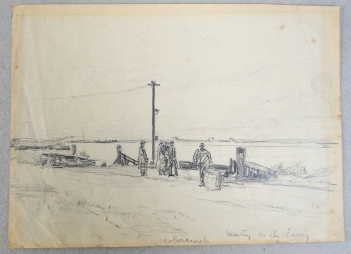&quot;Waiting for the Ferry&quot; desen creion