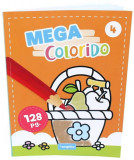 Carte de colorat Mega Colorido (Vol. 4) - Paperback brosat - Europrice