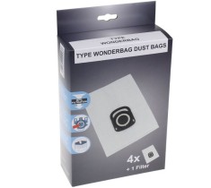 Set 4 saci aspirator + 1 filtru, compatibil cu Rowenta ZR200520