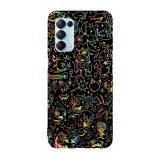 Husa compatibila cu Oppo Find X3 Pro model Neon monsters, Silicon, TPU, Viceversa, Transparent, Carcasa