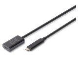 DIGITUS Repeater USB 3.2 Gen 2 DA-73112, Amplificator Semnal 5m Negru 5Gbps