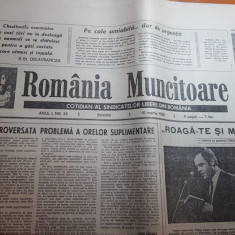 ziarul romania muncitoare 10 martie 1990-interviu cu pastorul laszlo tokes