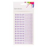 Autocolante Acrilice Gem Stickers, Mov Holografic, Set 450 Bucăți