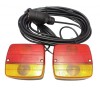 2 x Lampa Spate pentru Camion Remorca Caravana Magent 4 Functii 12v 24v