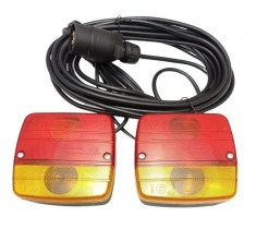 2 x Lampa Spate pentru Camion Remorca Caravana Magent 4 Functii 12v 24v