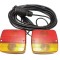 2 x Lampa Spate pentru Camion Remorca Caravana Magent 4 Functii 12v 24v