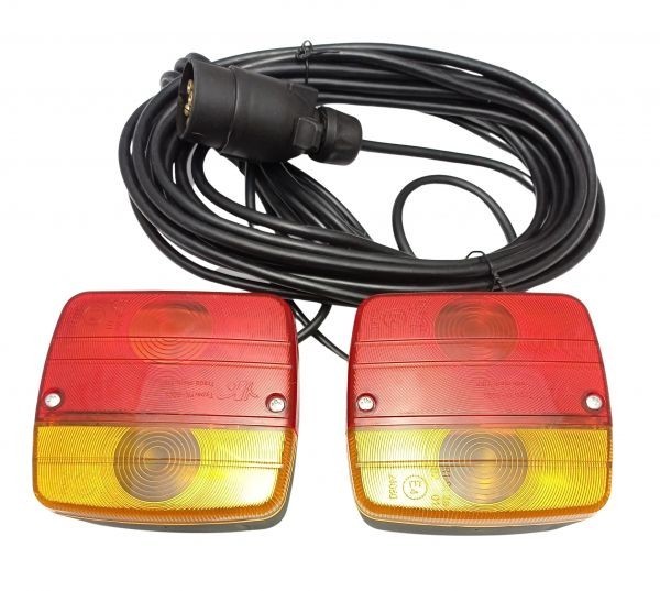 2 x Lampa Spate pentru Camion Remorca Caravana Magent 4 Functii 12v 24v
