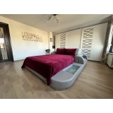 Cuvertura merinos, decorativa si protectie, MerinoTex by Coneltex, 200 x 230 cm, densitate 350 g/mp, polyester, culoare rosie