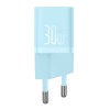 INCARCATOR retea Baseus Mini, GaN5 Fast Charger 30W, 1 x USB Type-C 5V/3A, albastru &quot;CCGN070603&quot; (timbru verde 0.18 lei) - 6932172624453