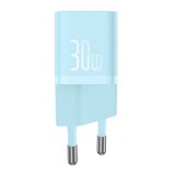 INCARCATOR retea Baseus Mini, GaN5 Fast Charger 30W, 1 x USB Type-C 5V/3A, albastru &quot;CCGN070603&quot; (timbru verde 0.18 lei) - 6932172624453