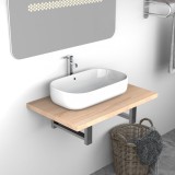 vidaXL Mobilier de baie, stejar, 60 x 40 x 16,3 cm 283805