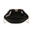 Poseta geanta &quot;LIPS&quot; albastra in forma de buze aspect lacuit lant atasat