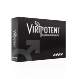 Capsule VIRIPOTENT, pentru potență, erecții puternice, &icirc;nt&acirc;rzierea ejaculării și libido, formulă 100% naturală, 4 buc