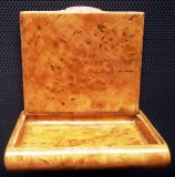 O.013 TABACHERA CUTIE TABAC TUTUN LEMN DE BURL