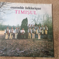 Ensemble Folklorique Orchestra ansamblului Timisul disc vinyl lp muzica populara