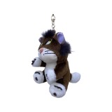 Breloc Plus Pisica Lucifer Cenusareasa, 10cm, Multicolor, Jucarie Plus Copii, Baieti Fete Unisex, 3+ Ani