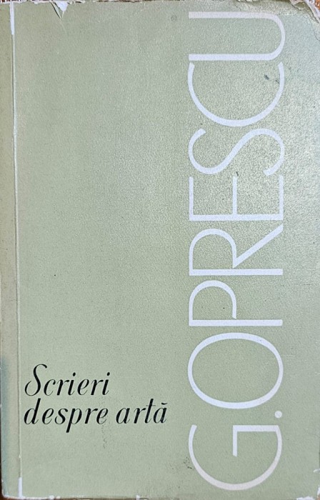 G. Oprescu, Scrieri despre artă, 1966