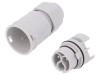 Conector Alimentare AC AAG STUCCHI 16A IP68, Tata, Montare Cablu, 2 Piste, 120C, 250V