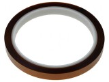 Bandă pentru temperaturi ridicate 0,0635mm 55% aurie 9mm