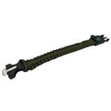 Bratara supravietuire, Military Surplus, paracord, 26 cm, kaki