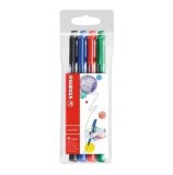 Cumpara ieftin Fineliner Stabilo PointMax, varf 0.8 mm, set 4 culori