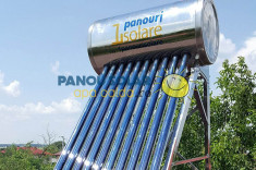 Kit Panou solar apa calda INOX nepresurizat 1ENERGY 100 litri - cu automatizare foto