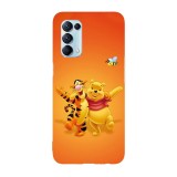 Husa compatibila cu Oppo A54 5G, Viceversa, model Winnie the Pooh brothers, Silicon, TPU, Transparent, Carcasa