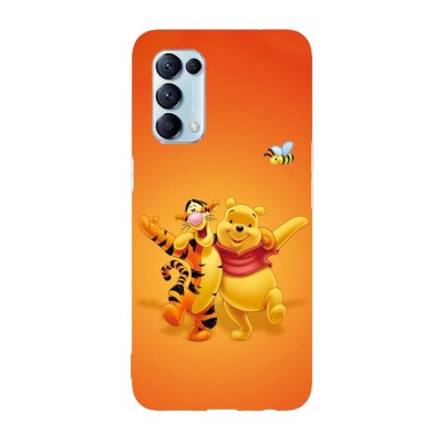 Husa compatibila cu Oppo A76, Viceversa, model Winnie the Pooh brothers, Silicon, TPU foto
