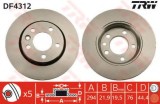 Disc frana VW MULTIVAN V (7HM, 7HN, 7HF, 7EF, 7EM, 7EN) (2003 - 2015) TRW DF4312