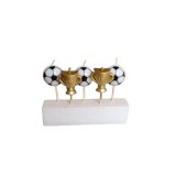 Set 5 lumanari pentru tort mingi si cupe 7 cm