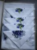 Set de fata de masa si 4 servetele vintage, bumbac foarte fin, Stoffels Elvetia