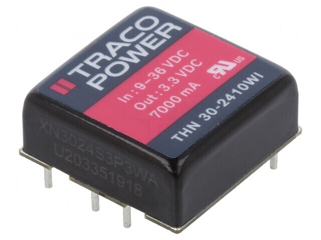 Convertor DC/DC 30W 9-36V la 3.3V 7000mA THN 30-2410WI