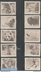 252-USA-1981-Fauna- Serie de 10 timbre nestampilate MNH
