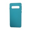 Husa silicon soft-touch compatibila cu Samsung Galaxy S10, Milky Blue, ALC MOBILE