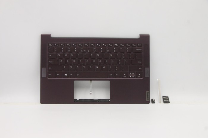Carcasa superioara cu tastatura palmrest Laptop, Lenovo, Yoga Slim 7-14IIL05 Type 82A4, 82A1, 5CB0X55899, 4BLS2TALV20, iluminata, layout US