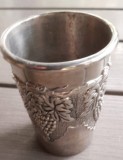 Pahar 2 / potir ritual iudaic, evreiesc, Israel. kiddush / iudaica