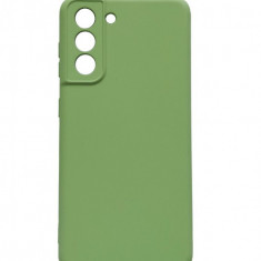 Husa telefon compatibila cu Samsung Galaxy S21, Verde, Cu interior de catifea, 243HT