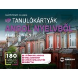 Tanul&oacute;k&aacute;rty&aacute;k angol nyelvből A1-A2 szinten kezdőknek - 180 db sz&iacute;nes k&aacute;rtya + megold&oacute;f&uuml;zet &eacute;s j&aacute;t&eacute;kt&aacute;bla - Bajczi T&uuml;nde, 2020