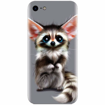 Husa silicon pentru Apple Iphone 7, Cute Animal 001 foto