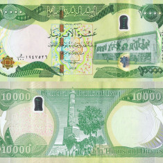 IRAK █ bancnota █ 10000 Dinars █ 2015 █ P-101b █ UNC █ necirculata