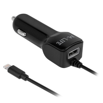 INCARCATOR AUTO LIGHTNING + USB 2100MA M-LIFE EuroGoods Quality foto