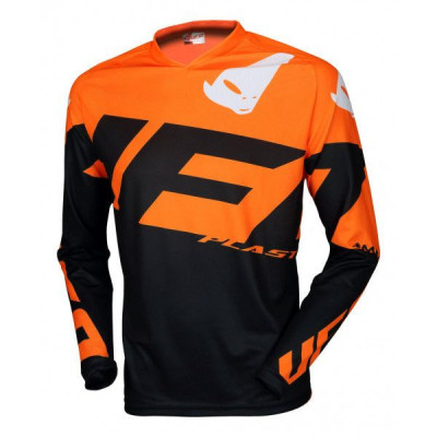 MBS Tricou motocross/enduro Ufo Plast Mizar, portocaliu/negru, L, Cod Produs: MG04436FL foto