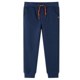 Cumpara ieftin Pantaloni de trening pentru copii, bleumarin melanj, 104