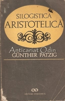 Silogistica Aristotelica - Gunther Patzig foto